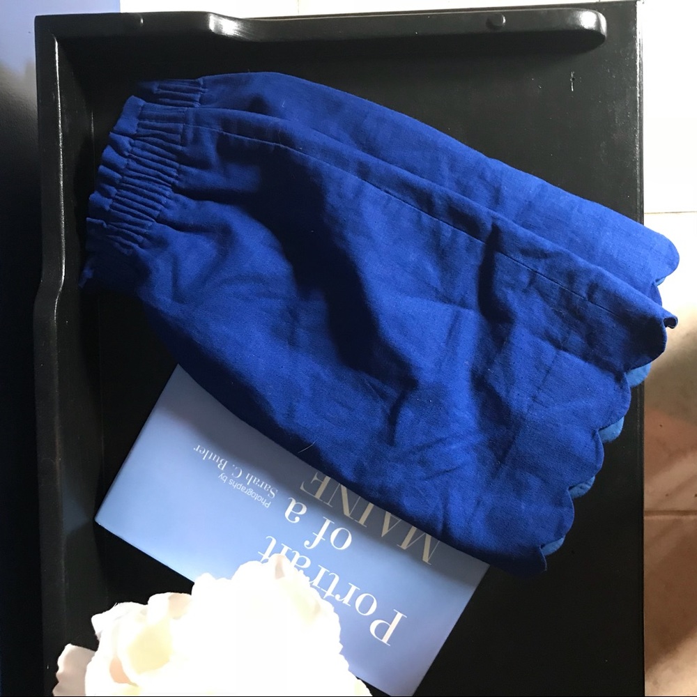 J. Crew Factory Scallop Lined Skirt with pockets!